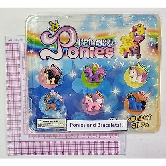 Vintage Vending Display Board Princess Ponies 0414